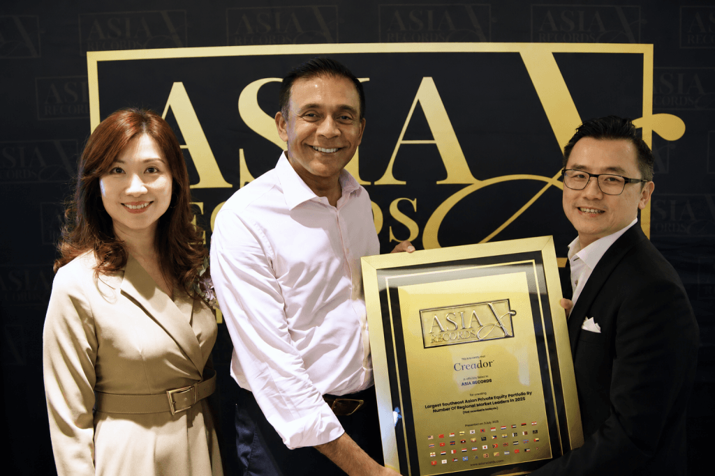 Creador Recognised by The Asia Record for Building the Largest Southeast Asian Private Equity Portfolio by Number of Regional Market Leaders in 2025