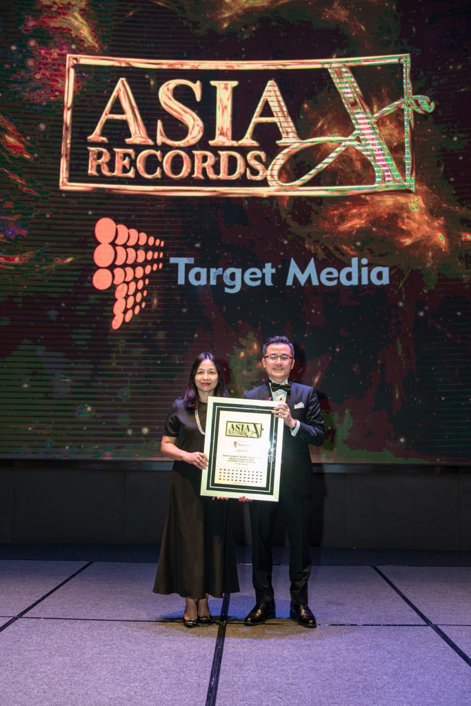 Target Media Recognised by Asia Record